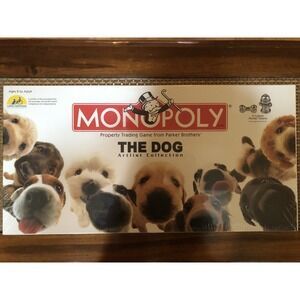 Monopoly The Dog Artlist Collection By Parker Brothers 2003 New Factory Sealed